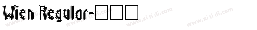 Wien Regular字体转换